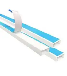 DXN10081 Canaleta Blanca 25X25 mm. con Adhesivo de 2mts. de largo de Dexson