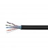 71R622 Bobina de Cable Linet F/UTP CAT6, para Exterior, largo 305M (1000 pies), Color Negro , Linet, Cable UTP Guatemala