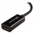 101031-BLACK MINI DISPLAYPORT A HDMI ADAPTADORES, NEGRO , Coinser, Convertidores de Video Guatemala