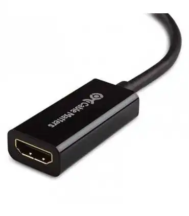 101031-BLACK MINI DISPLAYPORT A HDMI ADAPTADORES, NEGRO