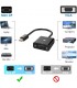 MINI-DP-A-VGA Mini Displayport (Mini Dp) A Vga Adaptador, Chapado En Oro 1080p Thunderbolt Puerto Convertidor Compatible , Coinser, Cable de video Guatemala