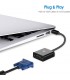 MINI-DP-A-VGA Mini Displayport (Mini Dp) A Vga Adaptador, Chapado En Oro 1080p Thunderbolt Puerto Convertidor Compatible , Coinser, Cable de video Guatemala