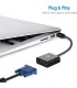 MINI-DP-A-VGA Mini Displayport (Mini Dp) A Vga Adaptador, Chapado En Oro 1080p Thunderbolt Puerto Convertidor Compatible