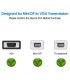 MINI-DP-A-VGA Mini Displayport (Mini Dp) A Vga Adaptador, Chapado En Oro 1080p Thunderbolt Puerto Convertidor Compatible , Coinser, Cable de video Guatemala