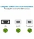 MINI-DP-A-VGA Mini Displayport (Mini Dp) A Vga Adaptador, Chapado En Oro 1080p Thunderbolt Puerto Convertidor Compatible