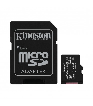 SDCS2/64GB KINGSTON CANVAS SELECT PLUS - TARJETA DE MEMORIA FLASH (ADAPTADOR MICROSDXC A SD INCLUIDO) - 64 GB