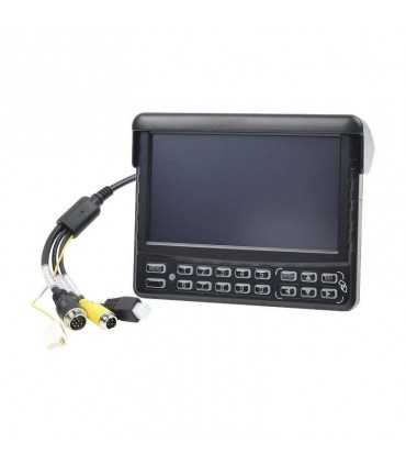 Pantalla de control dactilar multifuncional con monitor de 7" XMRCP4 para DVR móvil XMR , Epcom, Monitores o Pantalla Guatemala