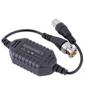 GB001 Supresor de Picos BNC Macho a Hembra Video Coaxial de tierra Aislado