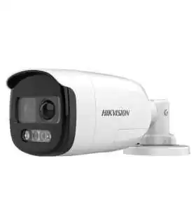 DS-2CE12D0T-PIRXF CÁMARA BALA TURBO FLASH, 1080P, SENSOR PIR PARA DETECCIÓN DE MOVIMIENTO, IR 20 MTS CON SIRENA Y LUZ STROBE