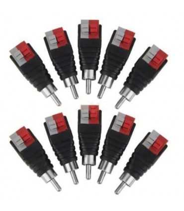 JR-R591 Adaptador RCA Macho para Audio por unidad , Coinser, Accesorios para Cámaras Análogas Guatemala