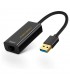 IMEXX IME-41102 ADAPTADOR USB ETHERNET, ADAPTADOR DE RED LAN CON CABLE USB 3.0 A 10/100/1000 GIGABIT , Coinser, Cable de video Guatemala