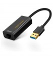 CD0028 ADAPTADOR USB ETHERNET, ADAPTADOR DE RED LAN CON CABLE USB 3.0 A 10/100/1000 GIGABIT