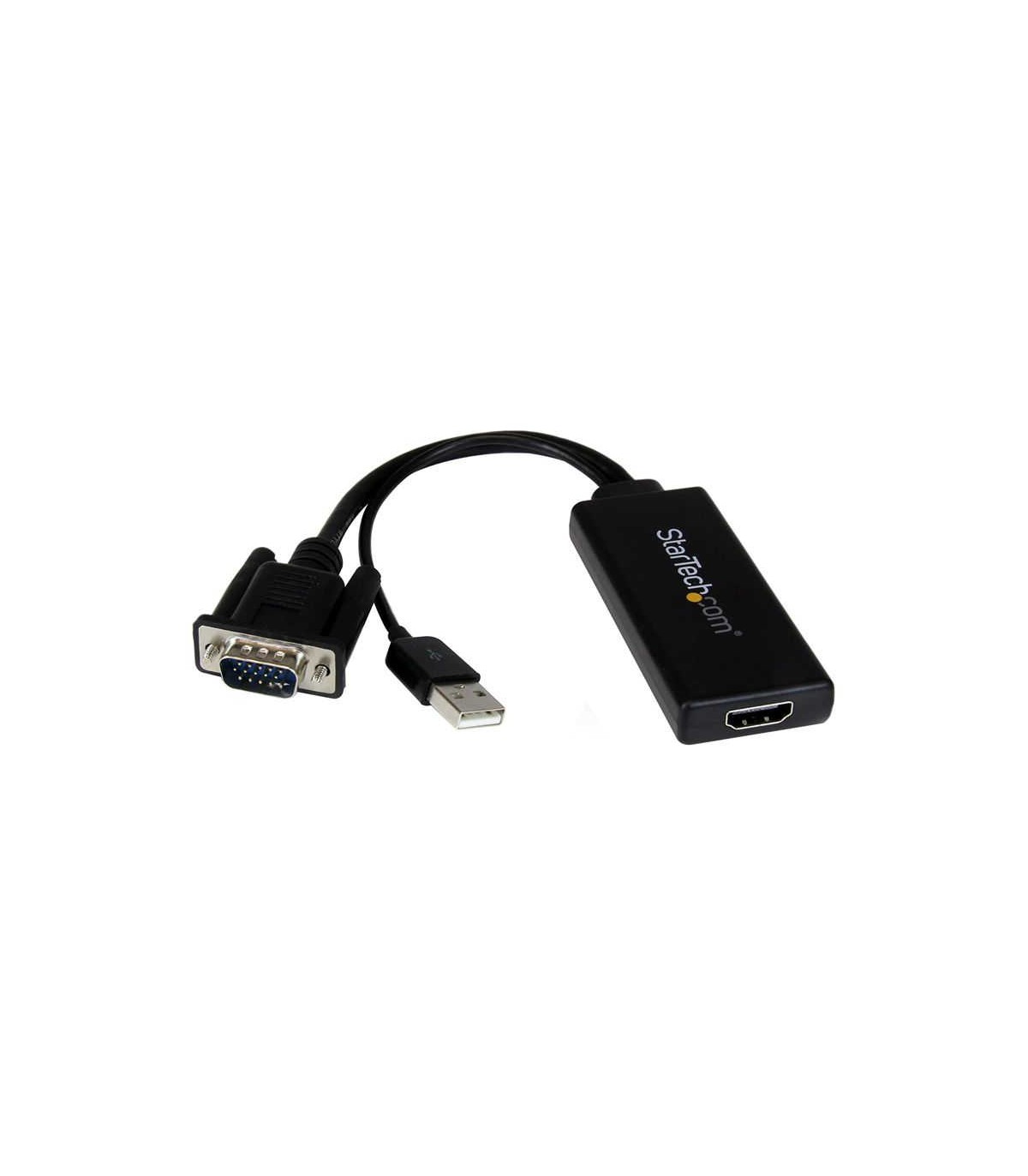 Cable Adaptador Externo Convertidor HDMI® a VGA - 1920x1080 - Conversor  HDMI con Salida de Audio - Adaptador de Monitor VGA a HDMI