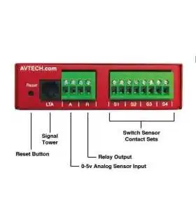 Monitor Room Alert 12E Avtech RA12E-TH1-WAS