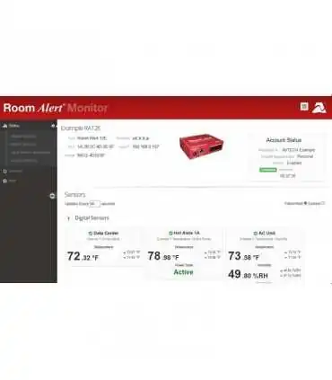 Monitor Room Alert 12E Avtech RA12E-TH1-WAS