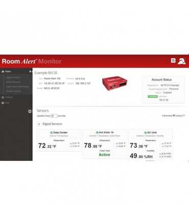 RA12E-TH1-RAS MONITOR ROOM ALERT 12ER AVTECH
