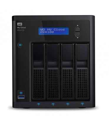 WDBBCL0080JBK-NESN WD 8TB My Cloud Pro Series PR2100 Almacenamiento conectado en rojo - NAS, Negro
