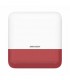 DS-PS1-E-WB/R SIRENA INALÁMBRICA CON ESTROBO ROJO PARA EXTERIOR IP65 / 110 DB , Hikvision, Serie AX PRO Guatemala