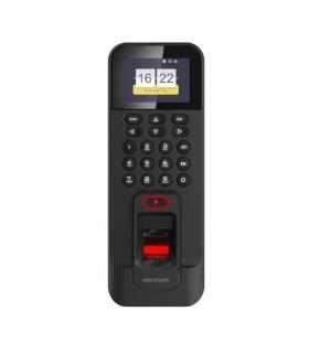 DS-K1T805MBFWX Teclado Exterior WiFi Antivandálico, Administrable en Nube, Acceso por PIN, Tarjeta MIFARE, Huella y Bluetooth , Hikvision, Lectores Biométricos Guatemala