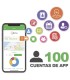 BIOTIMEAPP100 Licencia de APP para 100 usuarios