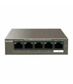 TEF1126P-24-250W SWITCH 24 PUERTOS POE 10/100 + 2GE, 1 SFP de Tenda