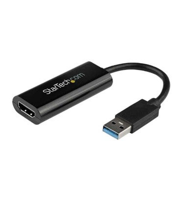 USB32HDES Adaptador Gráfico Conversor USB 3.0 a HDMI - Cable Convertidor Compacto de Vídeo - Cable adaptador