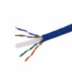 UTP-6002LA Cable UTP CAT6 4 Pares 24 AWG color AZUL 9C6M4-E2-06-RXA