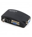 X000SE5CBL Convertidor de Video VGA 1 AV (conector BNC), 1 S-Video, 1 VGA