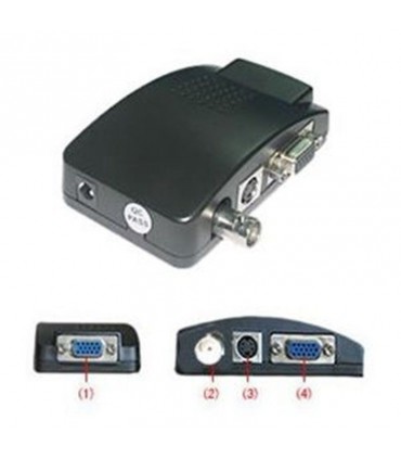 X000SE5CBL Convertidor de Video VGA 1 AV (conector BNC), 1 S-Video, 1 VGA