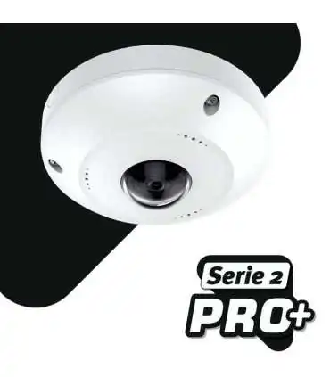 DS-2CD2945FWD Fisheye IP 4 Megapixel, Panorámica 180° - 360°