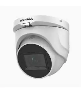 DS-2CE70K0T-PTLTS Cámara Torreta PT fija con audio bidireccional de 3K, 2.8mm, 20mts de luz blanca, 25mts de IR de Hikvision
