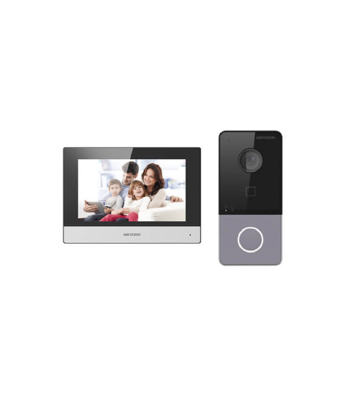 DS-KIS203 Kit de Videoportero Analógico con Pantalla LCD a Color de 7 -  Video Portero - Camaras de Seguridad Y Control de Acceso