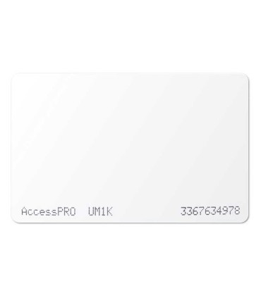 ACCESS-DUAL-UM Tarjeta Tecnología Dual RFID (UHF) 900MHz/MIFARE 13.56MHz Para Oficinas y Estacionamientos