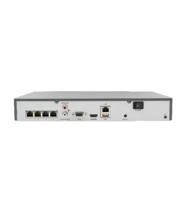DS-7604NI-K1/4P NVR 8 Megapixel (4K), 4 canales IP