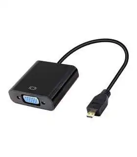 XTC-377 Adaptador DisplayPort macho a VGA macho con cable, salida 1080p 60Hz para monitor o proyector VGA de Coinser