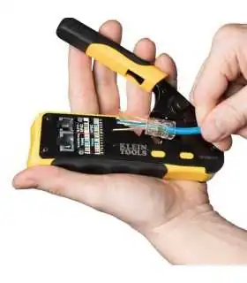 VDV226-110 kleintools Ponchadora/pelacables/cortacables con matraca para Pass-Thru