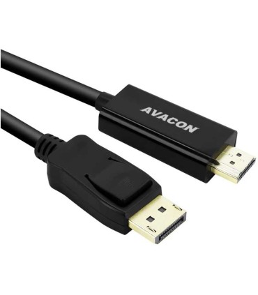 CABLE-DP-A-HDMI Cable DisplayPort a HDMI chapado en oro, puerto adaptador macho DP a macho HDMI