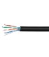 71R616 Bobina Cable F/UTP CAT 5e / 4-Pares, Para Exterior 305M Negro , Linet, Cable UTP Guatemala
