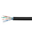 71R616 Bobina Cable F/UTP CAT 5e / 4-Pares, Para Exterior 305M Negro