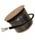 LP-C6070BKCM Cable Por Metro Utp Cat 6 Para Exteriores Con Doble Chaqueta PE+CMX , Lanpro, Fibra Óptica Guatemala