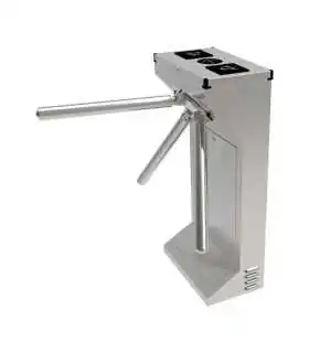 DS-K3G200LX-R-Dm55 molinete peatonal trípode 110 VCA para integrar control de acceso con apertura automática de emergencia , Hikvision, Guatemala