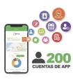 BIOTIMEAPP200 Licencia de APP para 200 usuarios, asistencia desde Smartphone envía fotografía y ubicación GPS, para BIOTIMEPRO
