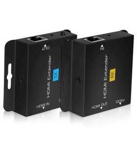 JC-EX605HK-PRO Extensor USB KVM HDMI JC-HICI, 1080P 60Hz, Extension de señal de hasta 492.1 ft/500 pies, con teclado USB , Coinser, Extensores de video Guatemala