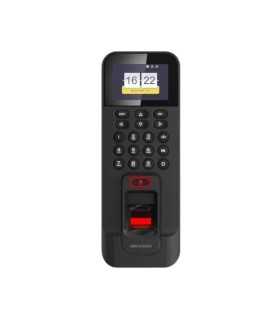 DS-K1T805MBFWX Teclado Exterior WiFi Antivandálico, Administrable en Nube, Acceso por PIN, Tarjeta MIFARE, Huella y Bluetooth , Hikvision, Lectores Biométricos Guatemala