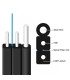 GFO-023 Metros de Fibra óptica para Exteriores, G657A, 1 hilo , Chaqueta LSZH, 1 Cable de Acero + 2 Miembros de fuerza FRP , Coinser, Fibra Óptica Guatemala