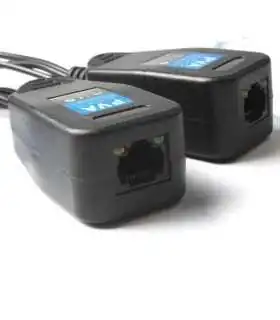 VBP02COIN-M Video Balun Pasivo de Video, Corriente y Microfónico Entrada RJ45
