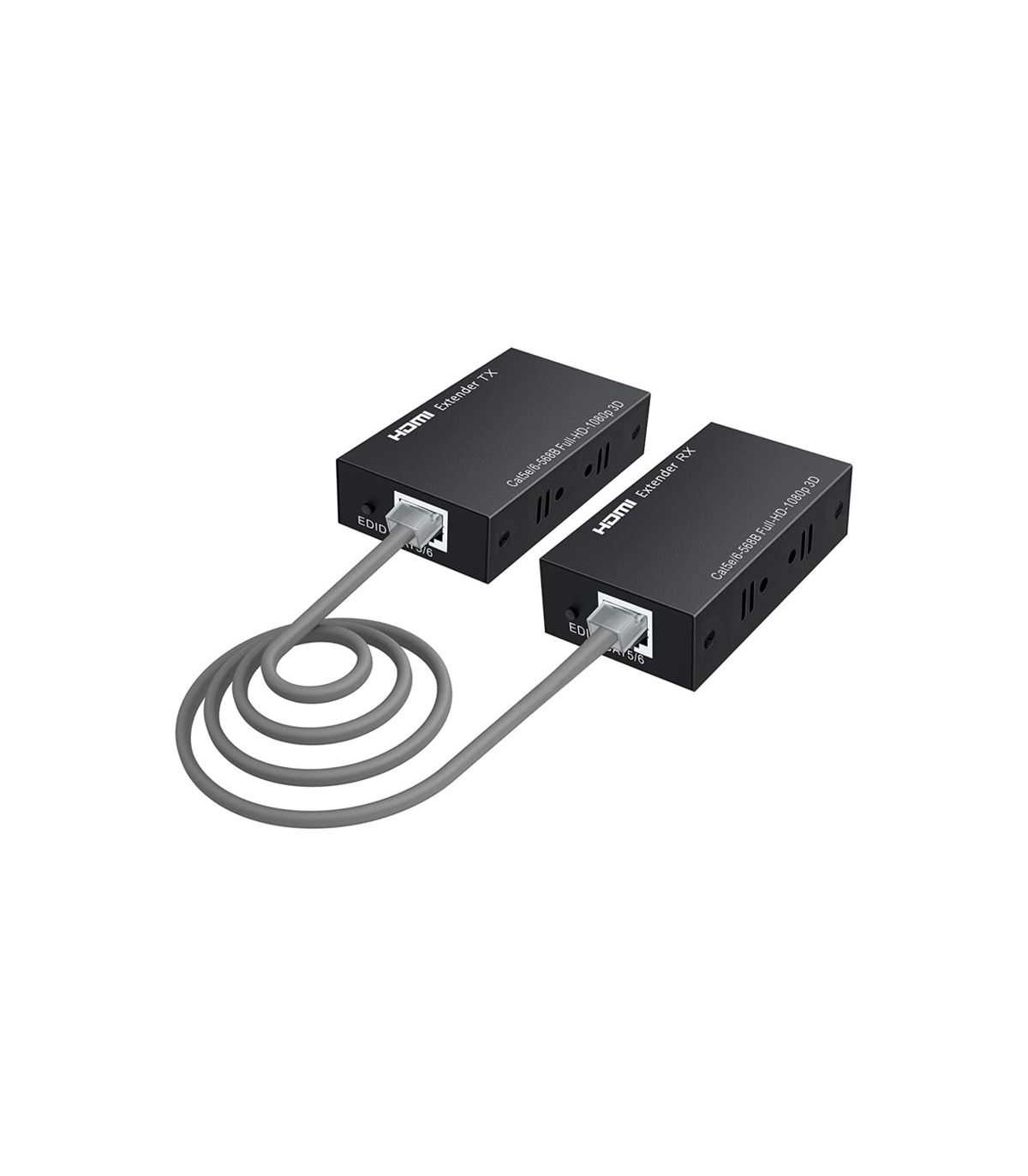 N3ET40E EXTENSOR HDMI EXTENDER DE HASTA 60M SOBRE CABLE UTP CAT5E / CAT6 -  Extensores de video - Camaras de Seguridad Y Control de Acceso