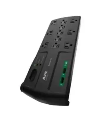 P11U2 Sistema Performance SurgeArrest de APC, 11 tomas de salida, con 2 puertos de carga USB (5V, 2,4 A en total), 120 V
