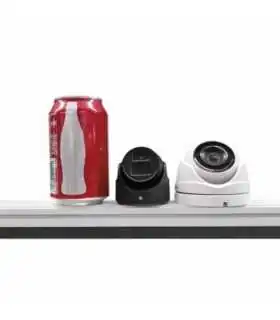 DS-2CE70D0T-ITMF Ultra Mini Turret TURBO 2 Mpx (1080p), Gran Angular, Lente 2.8 mm, 20 m IR EXIR, Exterior IP67, 4 Tecnologías