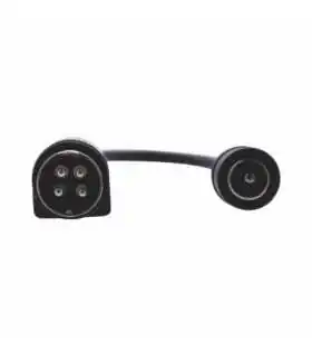 SP1A4COIN Spliter de 1 A 4 Canales Cable de conexión eléctrica para conectar con 1 transformador a 4 cámaras de seguridad , Coinser, Guatemala